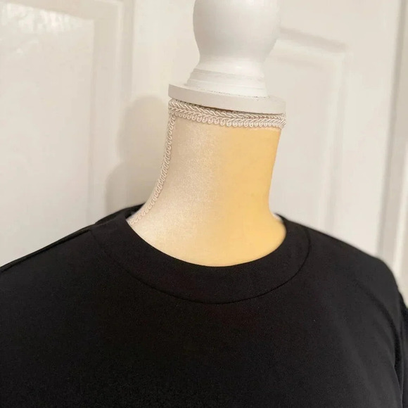 Universal Standard Crepe Jersey Capelet Blouse in Black - Picture 6 of 12